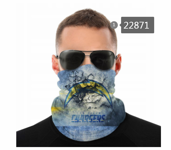 2021 NFL Los Angeles Chargers #57 Dust mask with filter->nfl dust mask->Sports Accessory